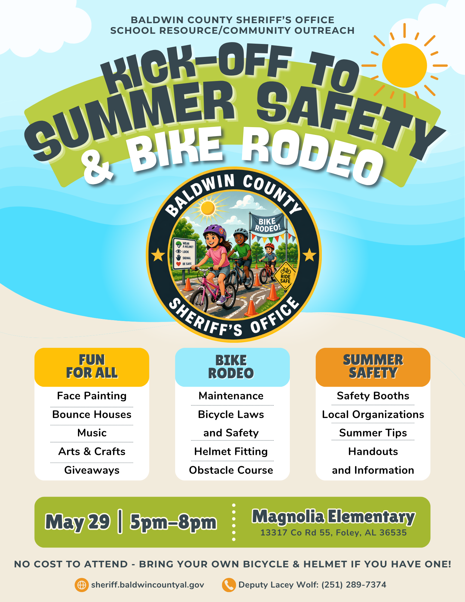 Kickoff to Summer Safety &amp;amp; Bike Rodeo